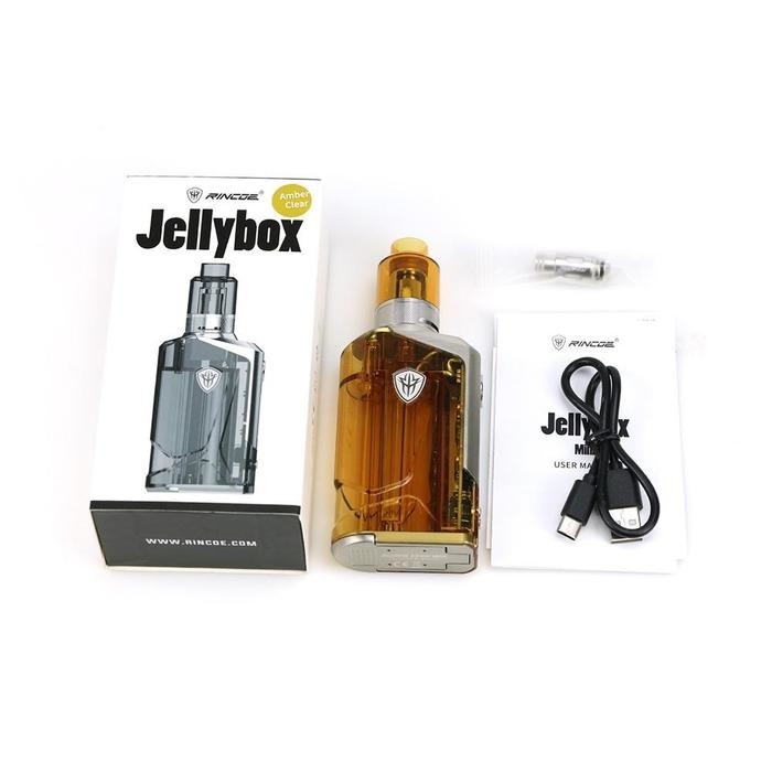 I corredi del MOD della scatola di Rincoe Jellybox 228w si raddoppiano 18650 sotto carro armato di ohm delle batterie 4.8ml