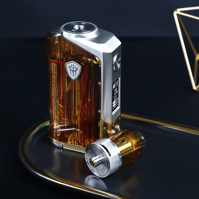 I corredi del MOD della scatola di Rincoe Jellybox 228w si raddoppiano 18650 sotto carro armato di ohm delle batterie 4.8ml
