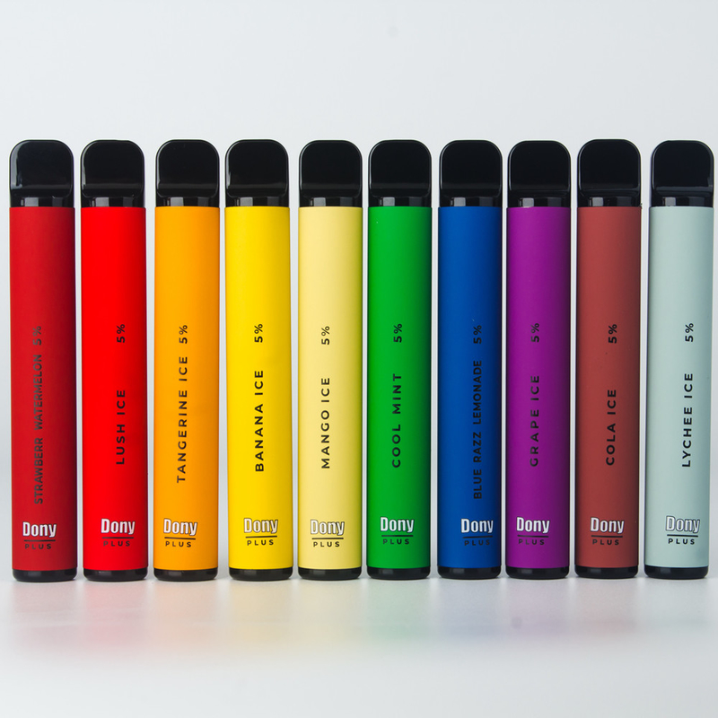 Dony ECO più i sapori su ordinazione eliminabili della batteria 15 delle sigarette 550mAh del vapore di 800puffs 3.2ml