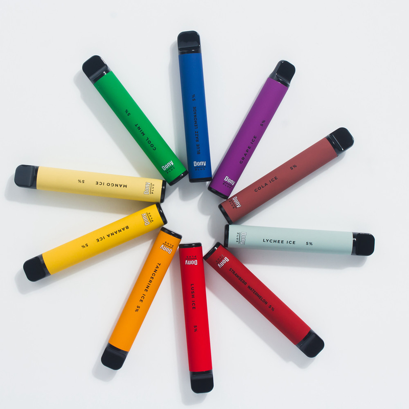 Dony ECO più i sapori su ordinazione eliminabili della batteria 15 delle sigarette 550mAh del vapore di 800puffs 3.2ml