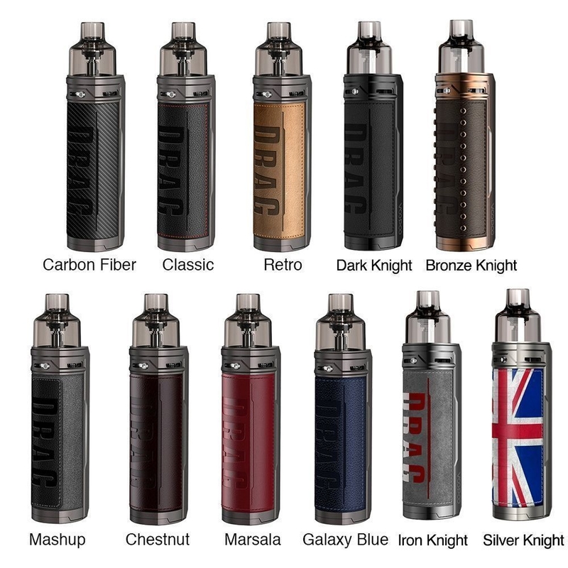 Voopoo trascina la batteria 80w degli starter kit 4.5ml Vinci Coil Single 18650 della sigaretta del MOD E di X 18650