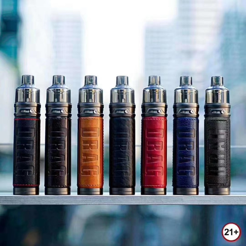 Voopoo trascina la batteria 80w degli starter kit 4.5ml Vinci Coil Single 18650 della sigaretta del MOD E di X 18650