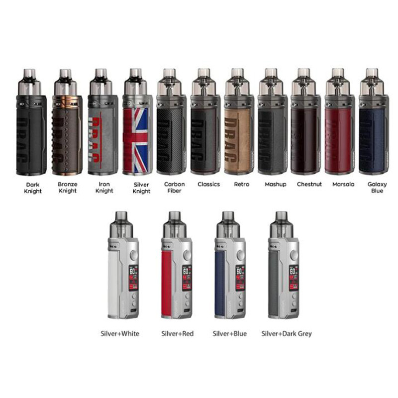 I corredi in lega di zinco Voopoo del MOD della scatola di +PCTG trascinano la penna liquida di X 18650 4.5ml 80w la E Vape