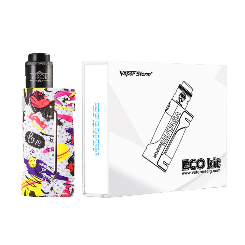 Corredi 90W del MOD della scatola di Vape della batteria della plastica 18650 dell'ABS/corredo di Eco Rda tempesta del vapore