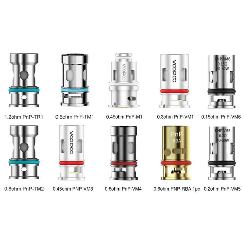 Bobina 5pcs di Voopoo Vinci Vape Coil Replacement Pnp Vinci Drag Pod Mod Mesh ogni pacchetto