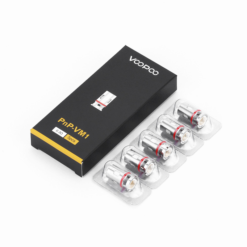 Bobina 5pcs di Voopoo Vinci Vape Coil Replacement Pnp Vinci Drag Pod Mod Mesh ogni pacchetto