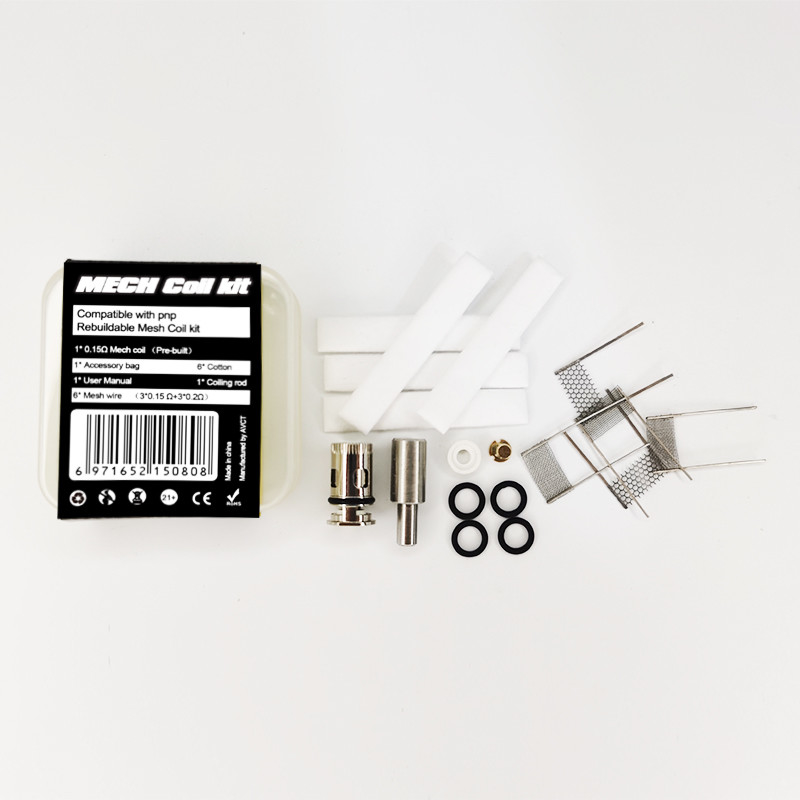 6 in accessori di 1 sostituzione di Voopoo Mesh Coil Kit Vape Coil insacchi 28g