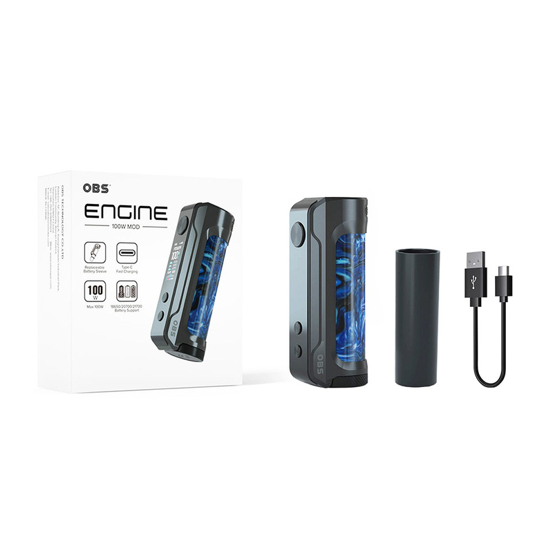 Tipo del MOD del portapile di Vape Mods del contenitore di motore 100w di Obs singolo - caricarsi di C