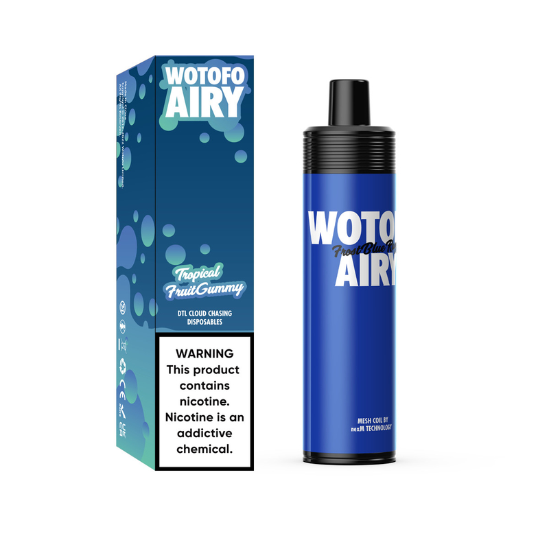 Kit dispositivo Vape Pod monouso ricaricabile da 1000 soffi Wotofo Airy Pod Vape portatile