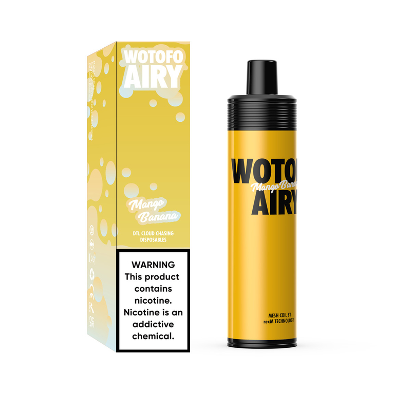 Kit dispositivo Vape Pod monouso ricaricabile da 1000 soffi Wotofo Airy Pod Vape portatile