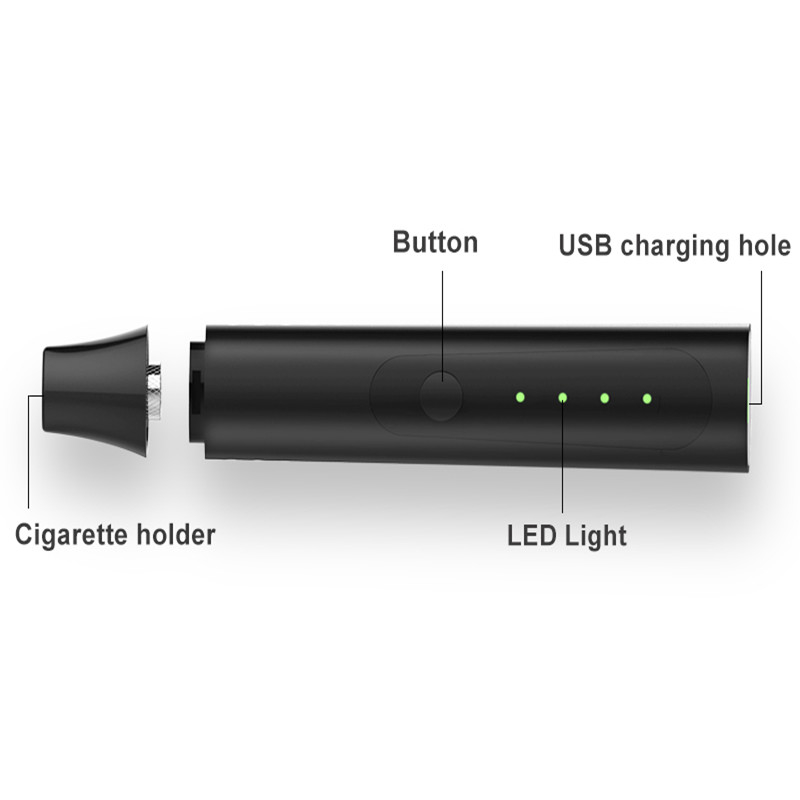 Contenitore di regalo Herb Vaporizer Hugo Vapor Delta asciutto che asciuga il corredo 2200mah del vaporizzatore