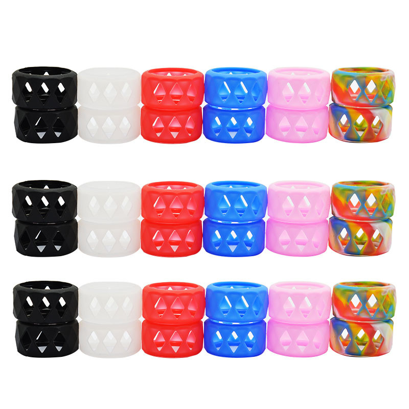 Elastici 25mm variopinti Ecigarette dell'anello del silicone di Vape del commestibile/silicone