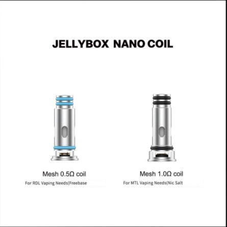 Bobina nana della sostituzione di Lelote Jellybox per il Se di Rincoe Jellybox/corredo nano 1.0Ω/0.5Ω aria/di X X