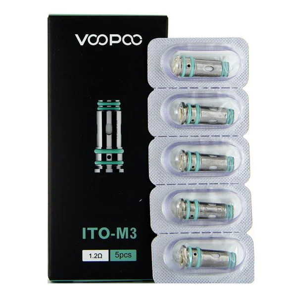 Sostituzione della bobina di Voopoo ITO Coil 5pcs M0 m2 M3 Vape per 20 dorici/resistenza Q