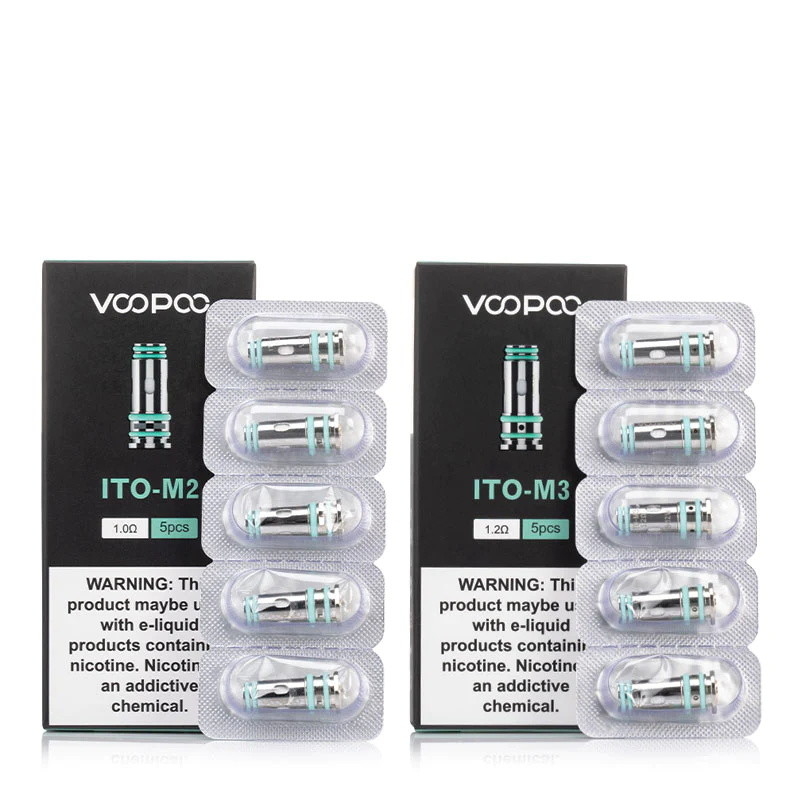 Sostituzione della bobina di Voopoo ITO Coil 5pcs M0 m2 M3 Vape per 20 dorici/resistenza Q