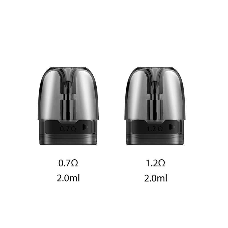 Lato della cartuccia 2ml 0.7ohm 1.2ohm del baccello di Lelote Voopoo Argus che riempie i baccelli vuoti