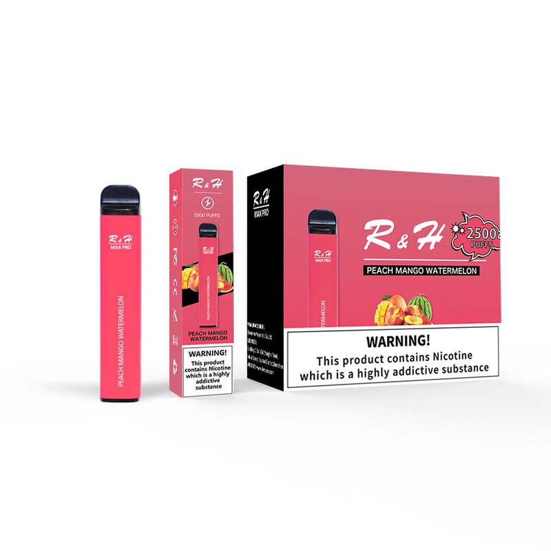 Soffi eliminabili 1.3ohm Mesh Coil Disposable Kit di Vapes Max Pro 8ml 950mah 2500 del baccello