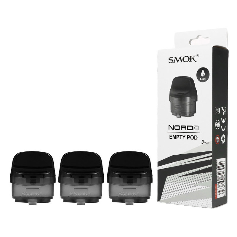 SMOK Nord C Cartuccia con baccello vuoto 4,5 ml 3 pezzi/ imballaggio Top di riempimento Baccelli vuoti