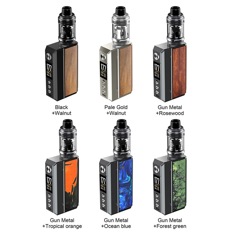 Voopoo Drag 4 Kit 177w 4ml 5.5ml Per tutte le bobine Pnp Uforce-L Tank Dual 18650 Battery Box Kits