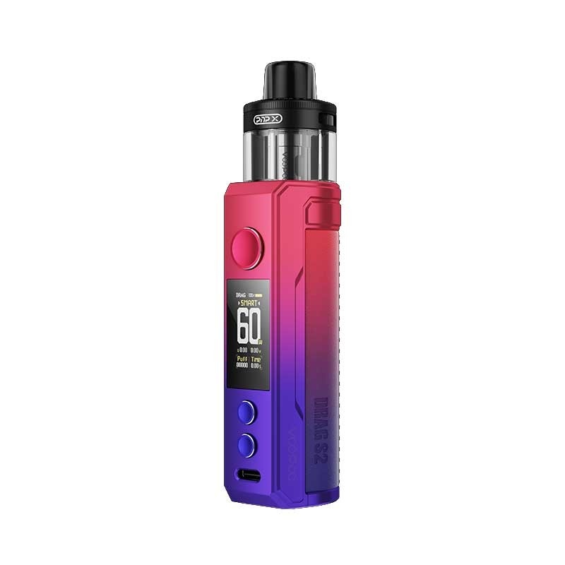 Voopoo Drag s2 Pod Mod kit 60w con cartuccia PnP X DTL / MTL 2500mAh 5ml