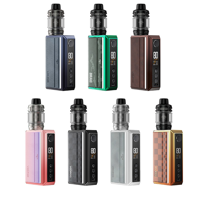 Voopoo Drag 5 Pod Mod kit 177w 18650 Kit batteria con PnP X bobina 5.5ml