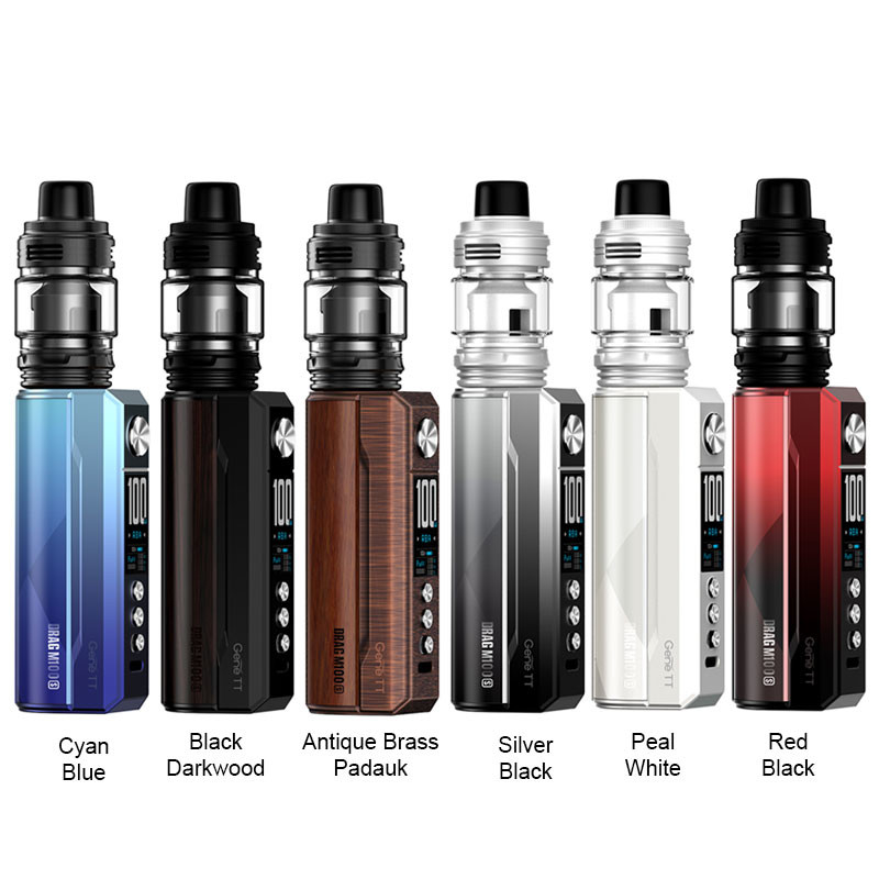 Voopoo Drag M100S Mod Kit 100w con bobina PnP 5.5ml 0.5ohm Vape Kit