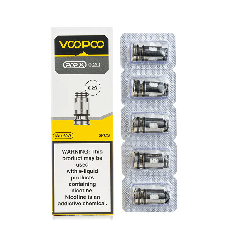 Voopoo PnP X Replacement Coil 5pcs / pack per Argus Pro 2 Kit / Drag 5 Kit / Uforce-X Tank / Doric 60 Pro