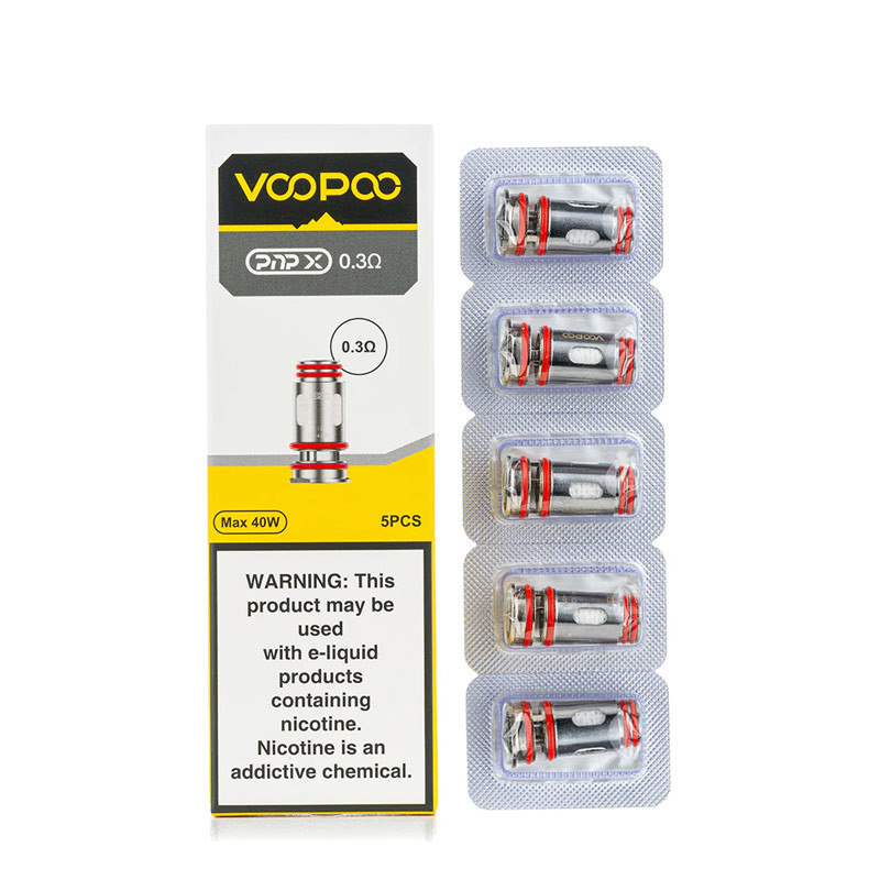 Voopoo PnP X Replacement Coil 5pcs / pack per Argus Pro 2 Kit / Drag 5 Kit / Uforce-X Tank / Doric 60 Pro